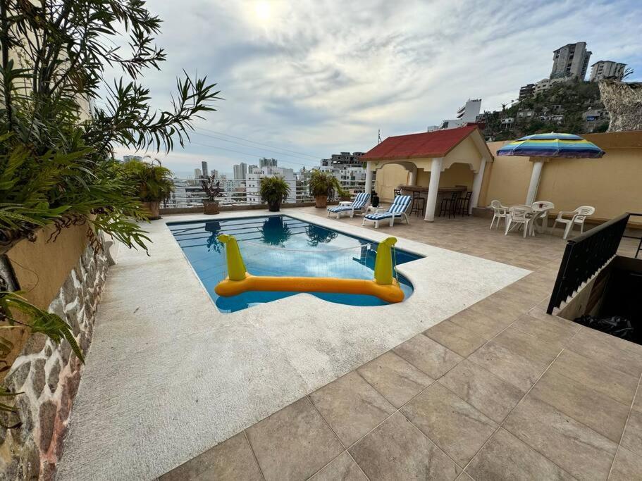 Blue Coast With Pool And Ocean View 10 To 35 P Villa อากาปุลโก ภายนอก รูปภาพ