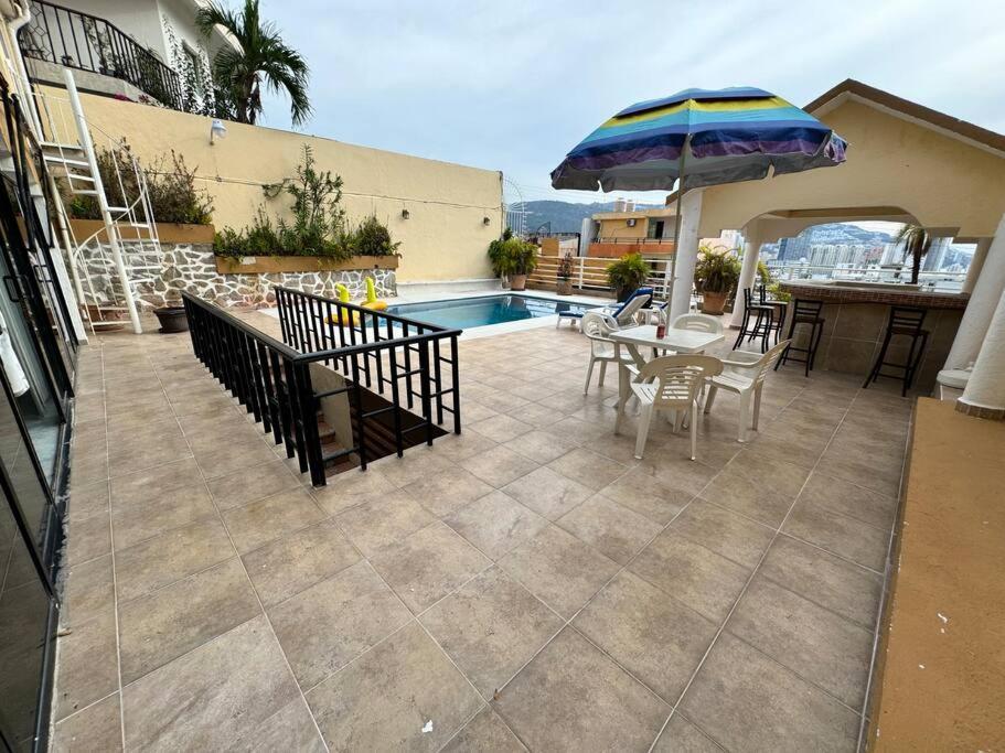 Blue Coast With Pool And Ocean View 10 To 35 P Villa อากาปุลโก ภายนอก รูปภาพ